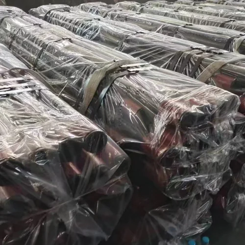 Wrapped rod components prepared for transport