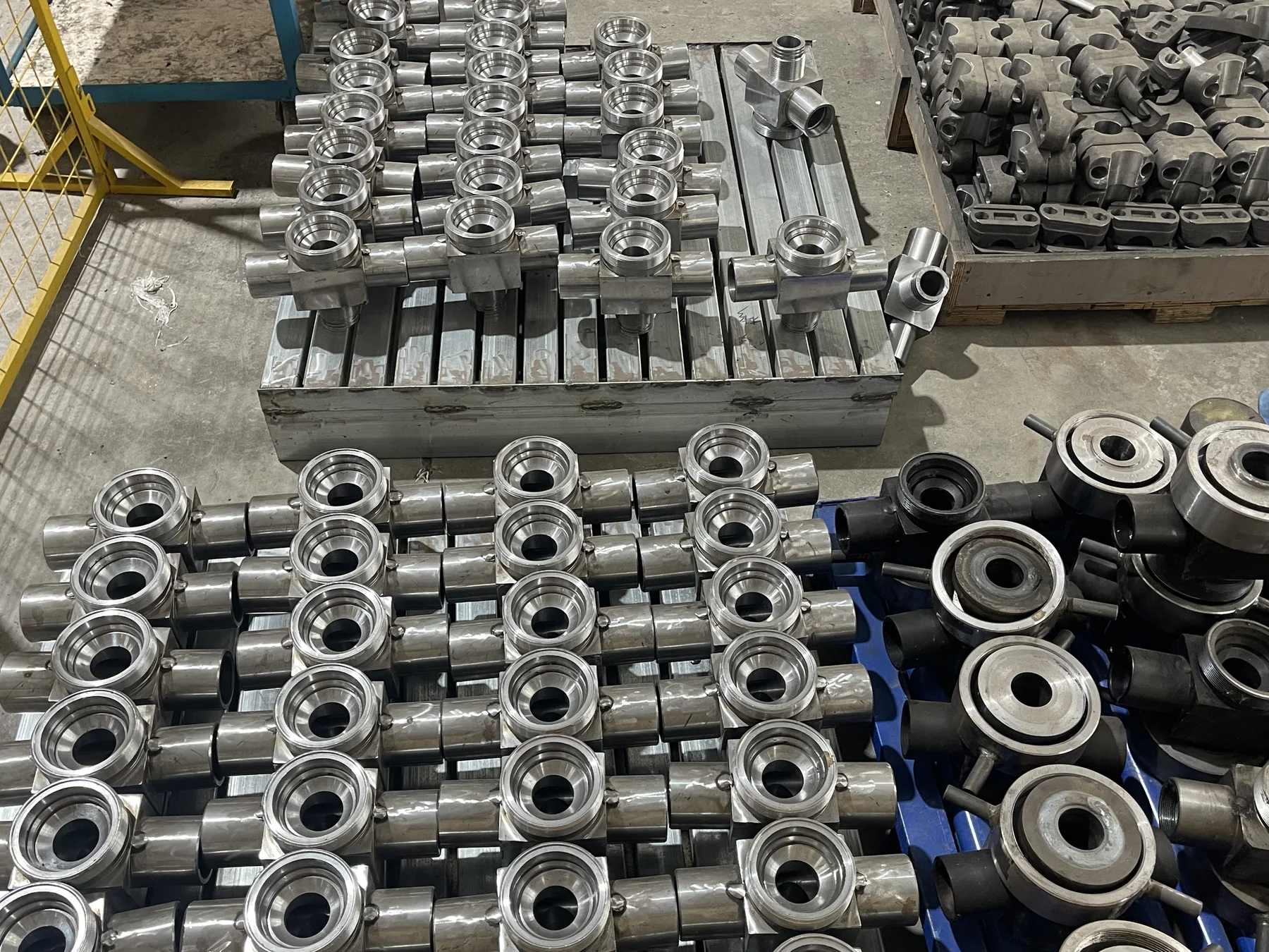 Batch components organized for verification